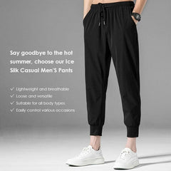 Ice Silk Casual Men'S Pants