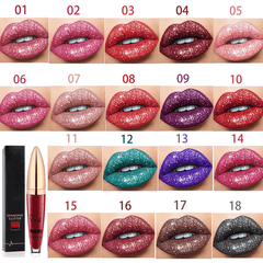 18 Color Diamond Shiny Long Lasting Lipstick