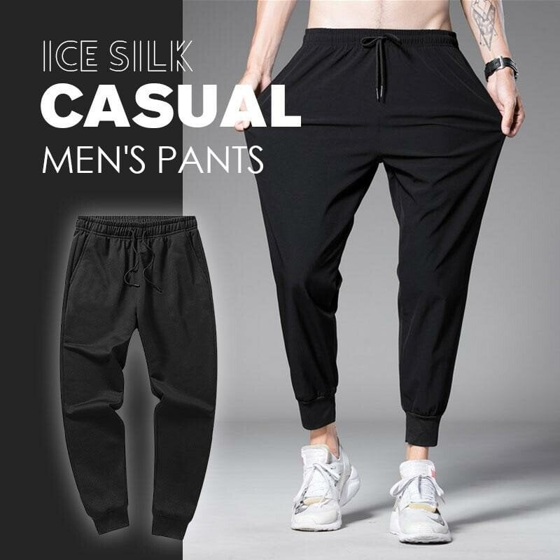 Ice Silk Casual Men'S Pants